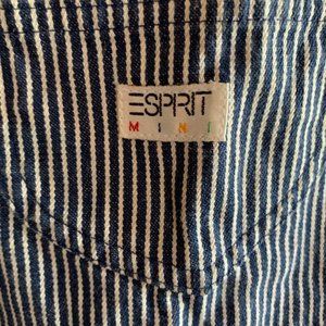 Vintage Espirit Mini Girls denim Striped Dress 6/7